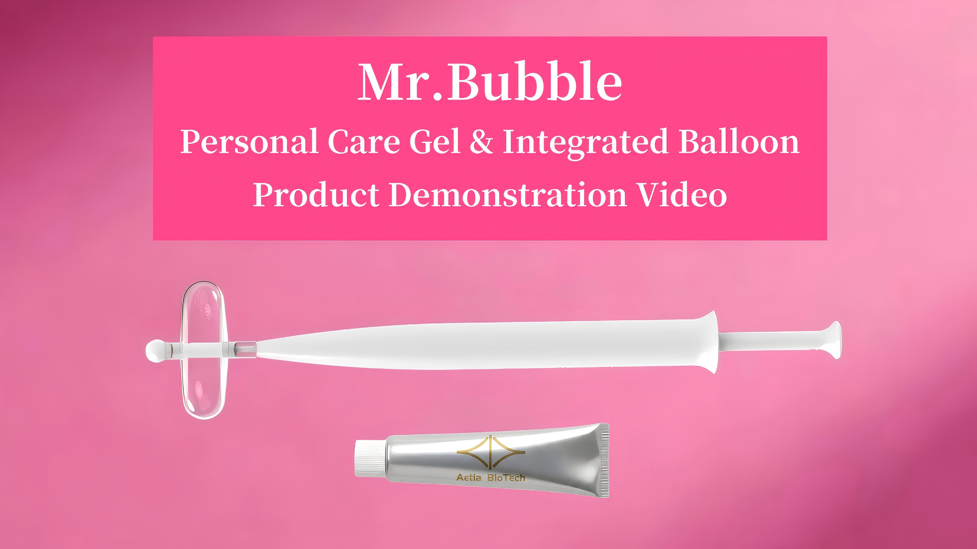 Video of using Mr.Bubble Personal Care Gel & Interchangeable Balloon